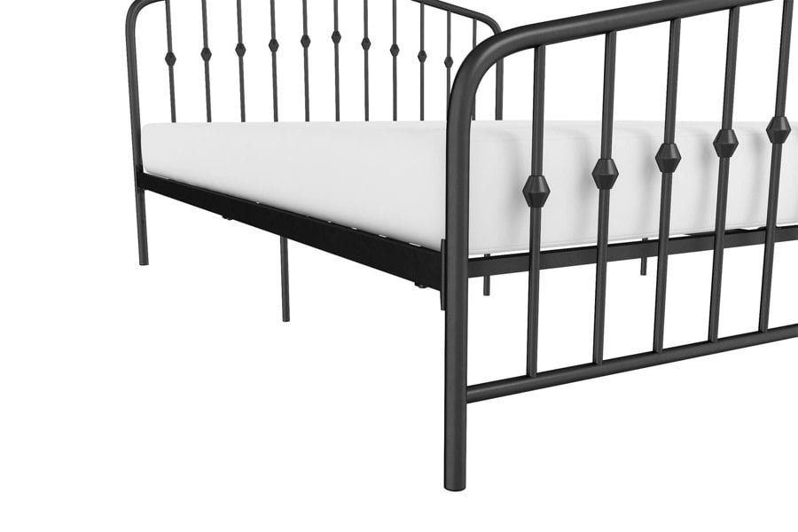 Dorel Home Bushwick Metal Bed Black - King