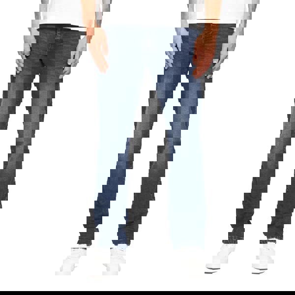 Crosshatch Mens Princed Denim Jeans - Dark Wash - 