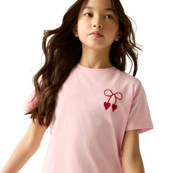 Regatta Girls Cath Kidston Puppy Floral T-Shirt - Pink - 