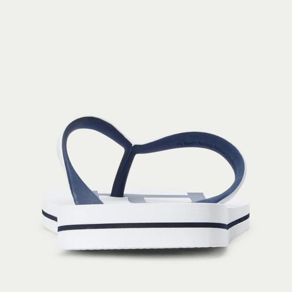 Polo Ralph Lauren Polo Ralph Lauren BOLT Mens Toe-Post Sandals White/Newport Navy