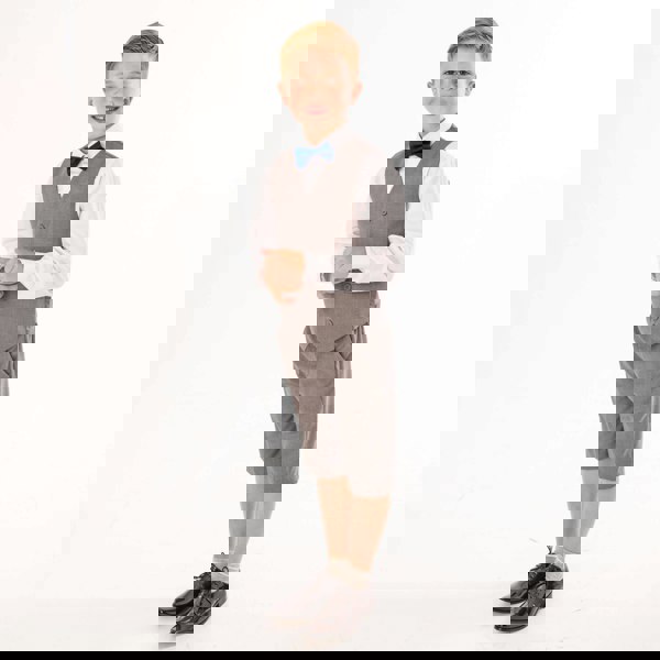 boy wearing UK Flower Girl Boutique Peaky Rascals boys wear