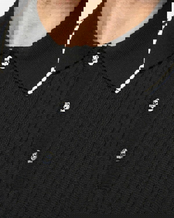 Bewley & Ritch Ambrosden Polo Neck Knit Black