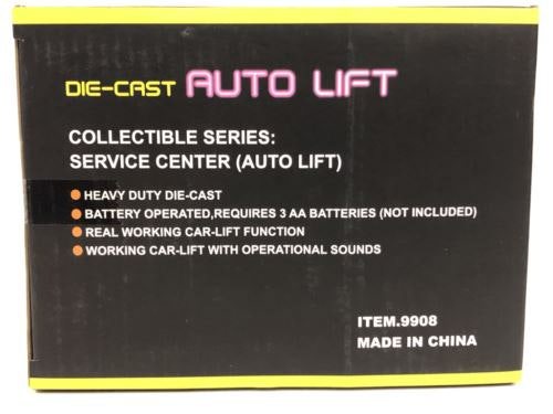 diecast 1:24 scale auto lift with lifting functions and sound t9-249908 new