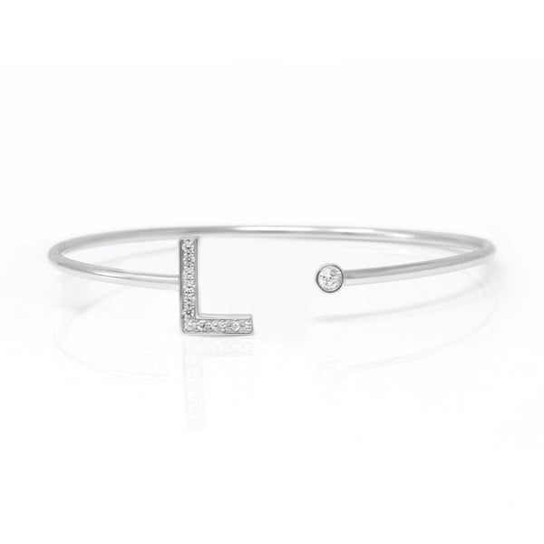 Say It With Me and Mine Bangle - Sterling Silver
