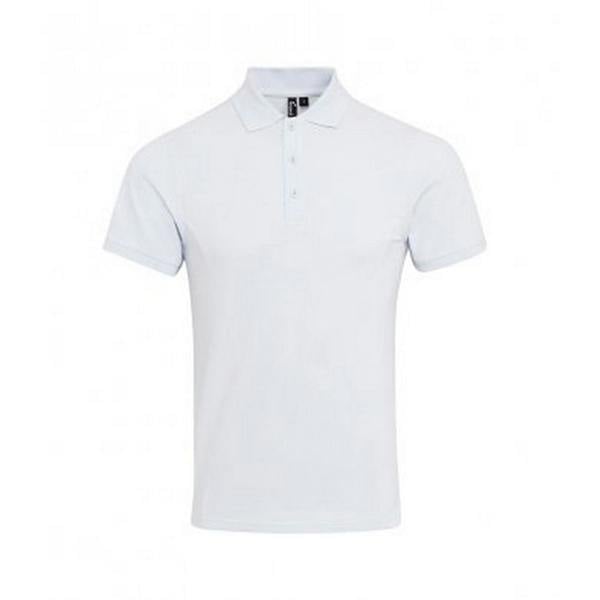 Premier Mens Coolchecker Plus Piqu Polo Shirt - White