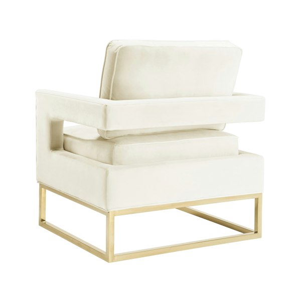 Furniture Edit Avery Cream Velvet Chair