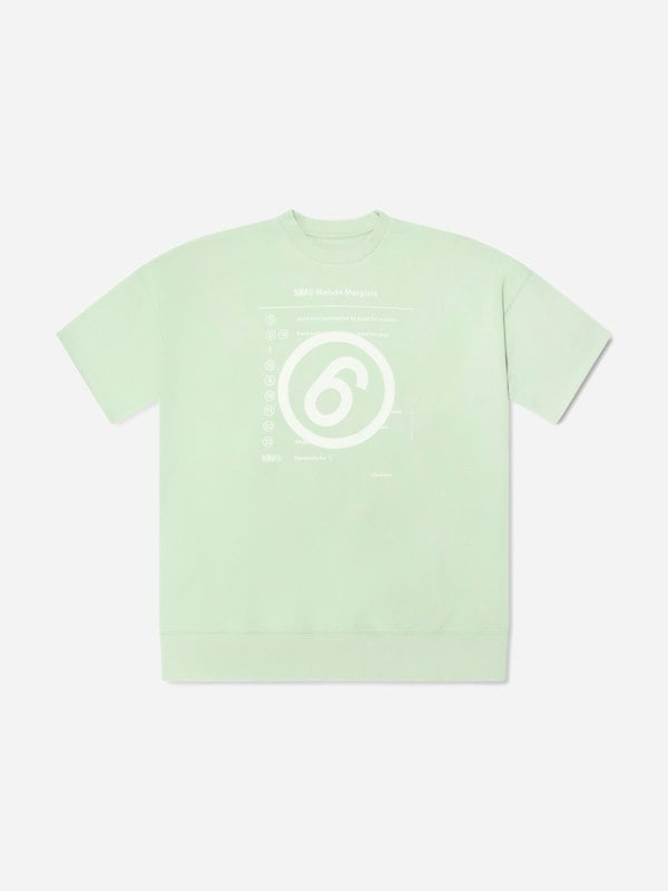 MM6 Maison Margiela Girls Logo Sweater Dress in Green