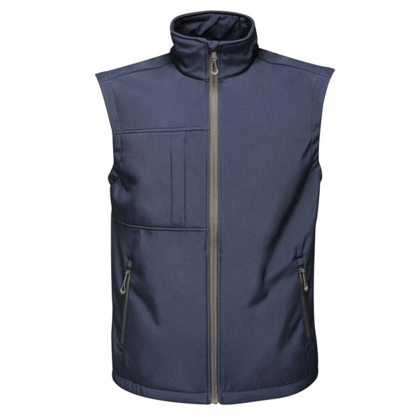 Regatta Mens Octagon II Printable Gilet - Navy/Seal Grey
