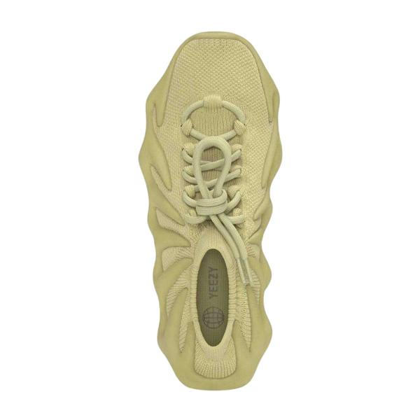 Yeezy Childrens/Kids 450 Logo Knitted Trainers - Yellow Sulphur - 