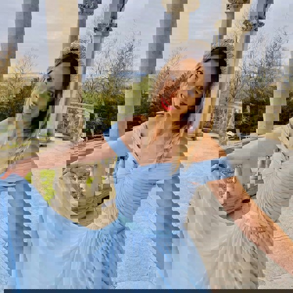 pearl padded headband for bridesmaid