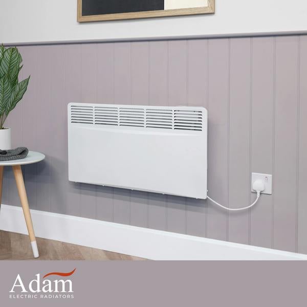 Adam Amba 2000W Electric Radiator in White