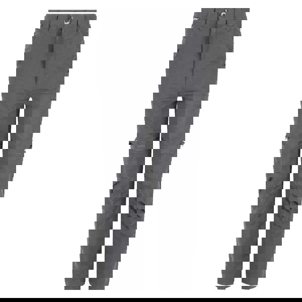 Regatta Childrens/Kids Highton Stretch Zip-Off Walking Trousers - Seal Grey