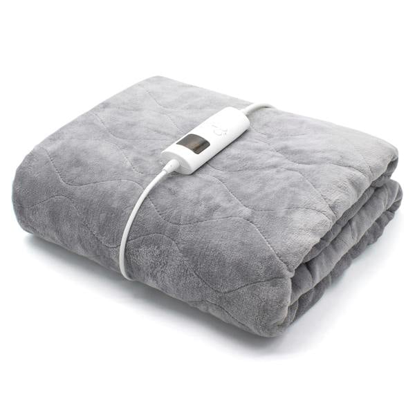 Velosso Luxe Living Thermal Cosy Heated Throw Electric Blanket, Energy Efficient Faux Mink Fabric Blanket