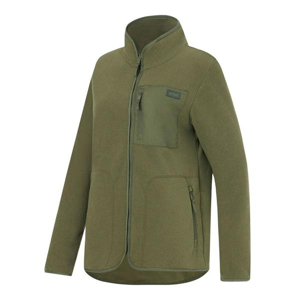 Regatta Womens/Ladies Frankie Full Zip Fleece - Dark Khaki - 