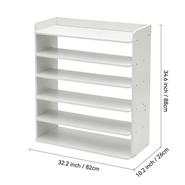 Living and Home 6-Tier Shoe Rack Shoe Cabinet for Entryway