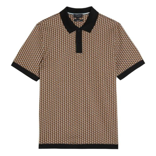 Ted Baker MMB WAYSUB SS Regular Geo Polo Shirt 5