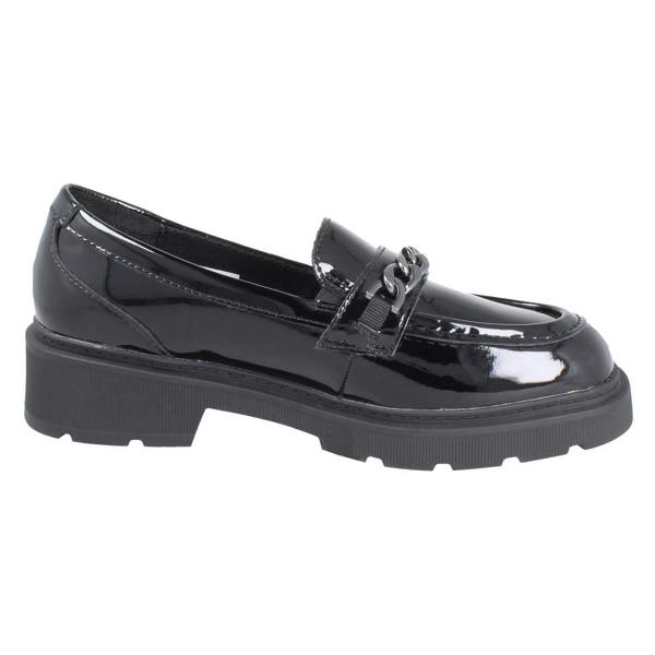 Clarks Girls Clarks Chunky Square Toe Loafer School Shoes Eris Edge