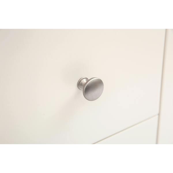 Cabinet Bits Trevi 4 Drawer Chest of Drawers Chrome Knob