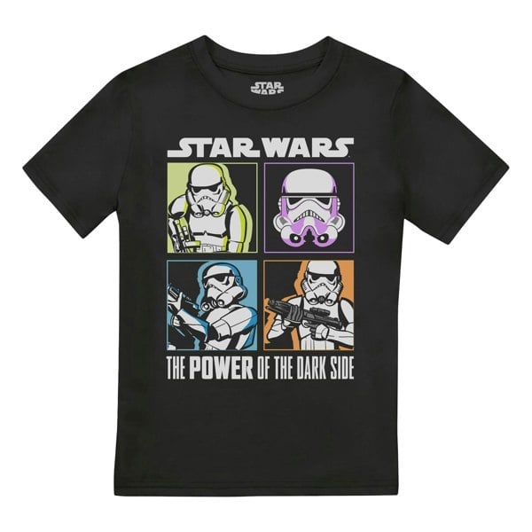 Star Wars Boys Four Box Trooper T-Shirt - Black