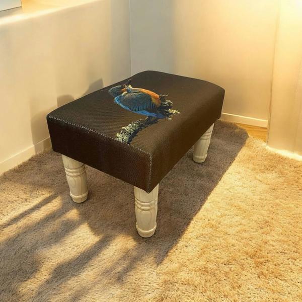 KINGFISHER FOOTSTOOL