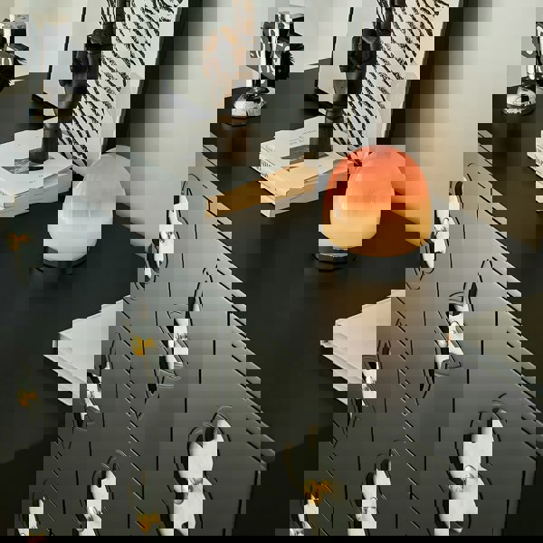 Amalia Narrow Sideboard, Art Deco Sideboard, Black-Rit Concept-Rit Concept