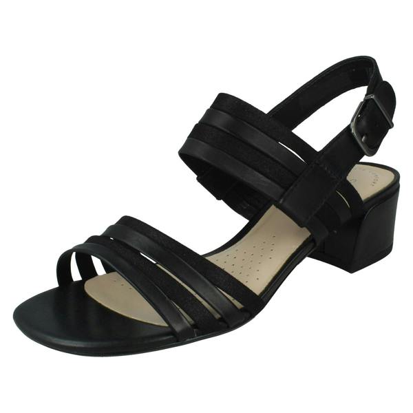 Clarks Ladies Clarks Heeled Slingback Sandals Caroleigh Bess