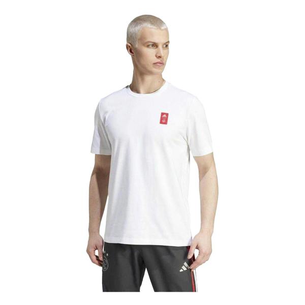Adidas Mens Ajax Amsterdam T-Shirt - White - 