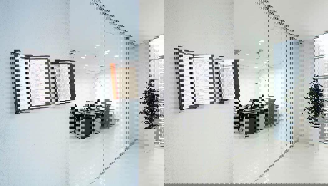 Durable SHERPA WALL 10 Display Panel Document Holder | 10 Panels | A4 Black