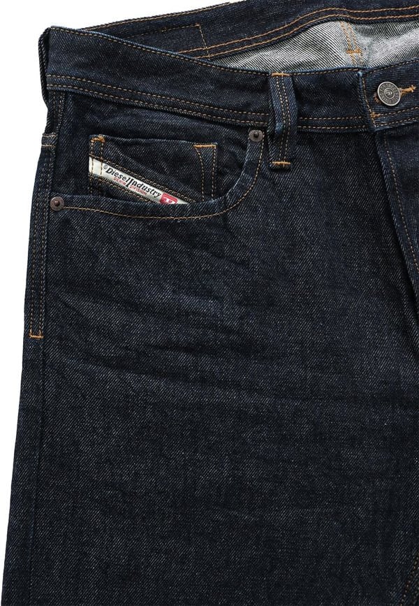 Diesel Larkee-X Straight Fit Rinsed Washed Dark Blue Jeans