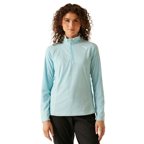 Regatta Great Outdoors Womens Montes Half Zip Fleece Top - Sea Haze