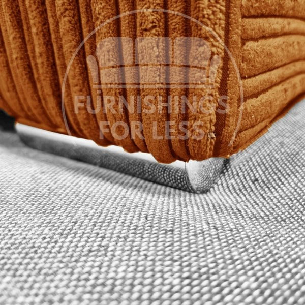 Delta Full Jumbo Cord 2 Seater Sofa - 8