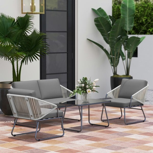Rattan Sofa Set