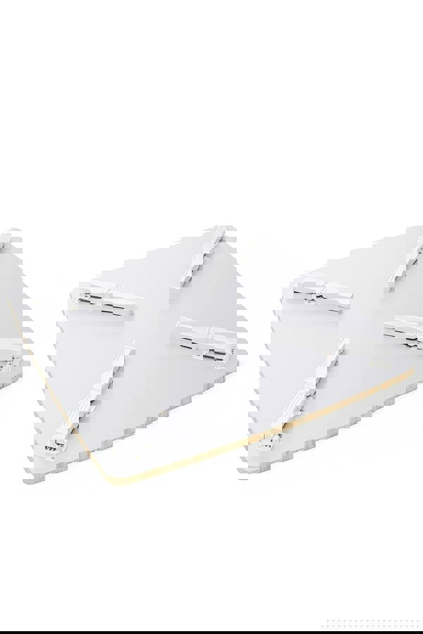 Living and Home Square 80cm Wooden Folding Coffee Table