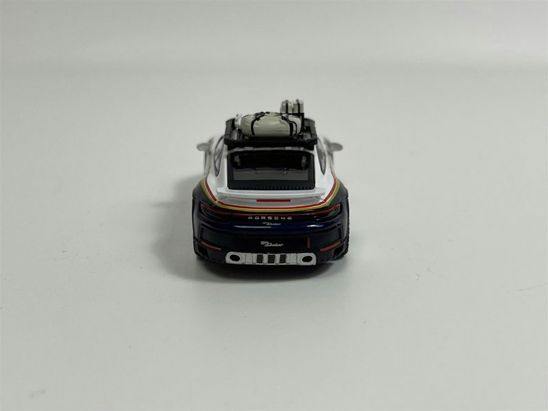 Mini GT Porsche 911 Dakar Rallye Design Package White Gentian Blue Metallic LHD 1:64 Mini GT MGT00805L