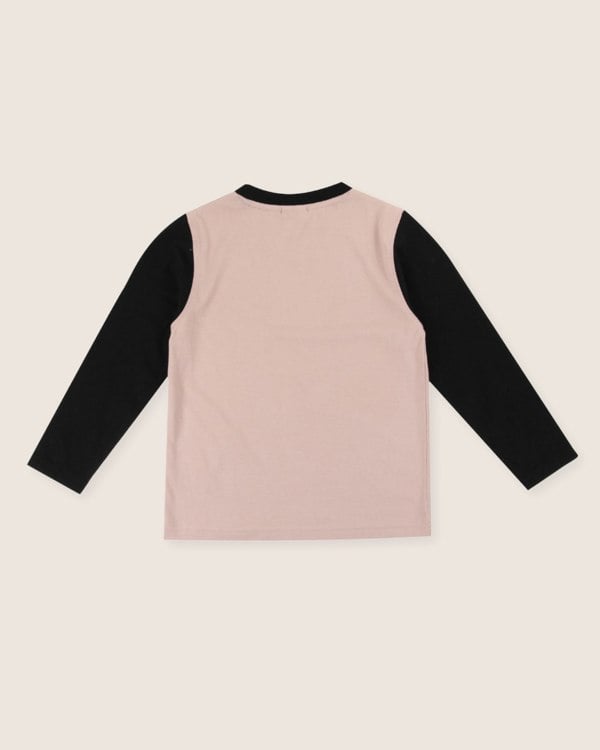 Organic cotton Pink Lucky Slogan Print Top - image 4