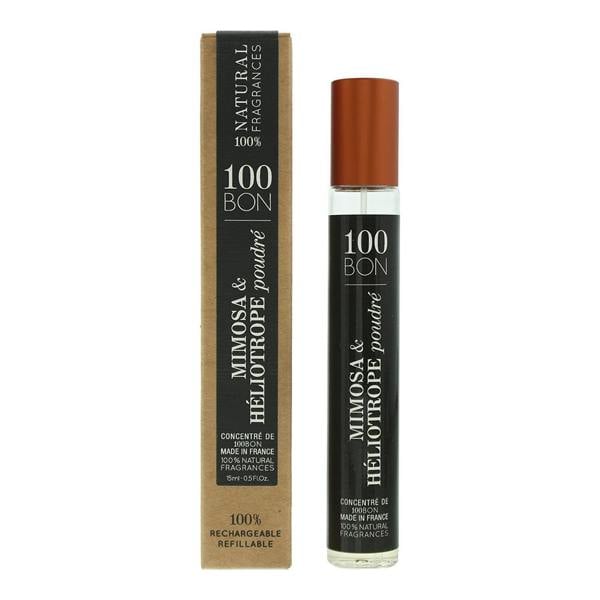 100 Bon Mimosa & Heliotrope Poudre Refillable Unisex Eau De Parfum 15ml Fragrance