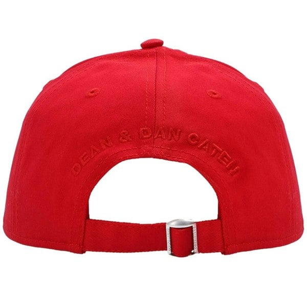 Dsquared2 Block Red2 Logo Cap - Red