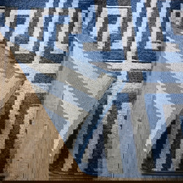 Origins Greek Key Navy/Grey