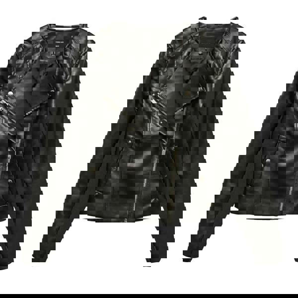 Vero Moda Womens/Ladies Riley Faux Leather Jacket - Black