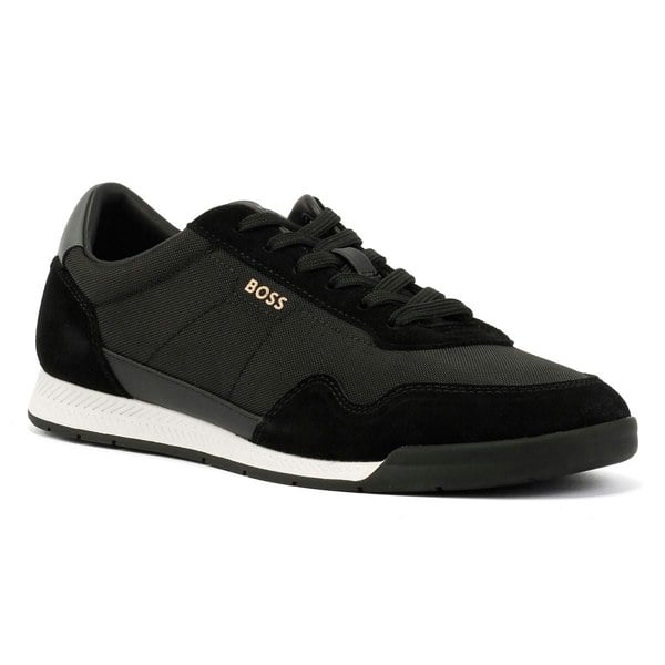 Boss Mens TITANIUM NYLON Trainers - 50536524-002 - Black/White