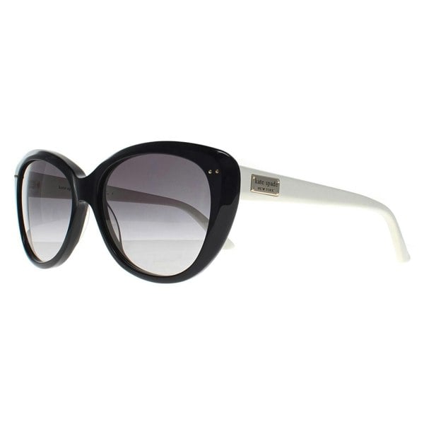 Kate Spade Sunglasses Angelique/S US FU8 Y7 Black Cream Grey Gradient