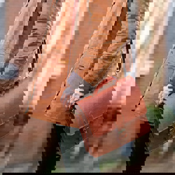 Berber Leather The Casablanca Mini Satchel in Light Brown