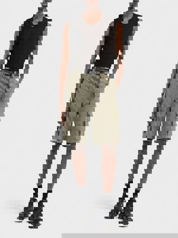 Off-White Industrial Belt Cargo Shorts Green - Mens