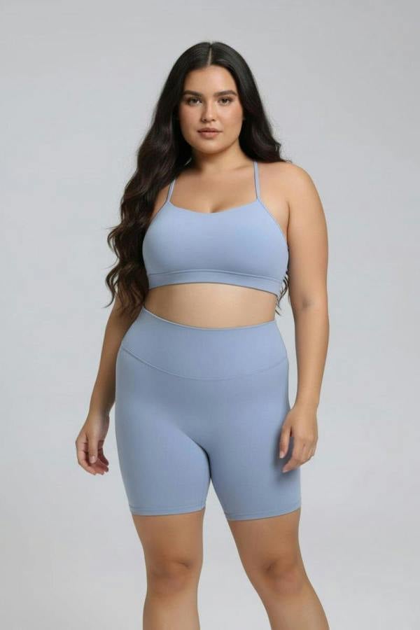 Anniou Plus Size Buttery Soft Yoga Shorts