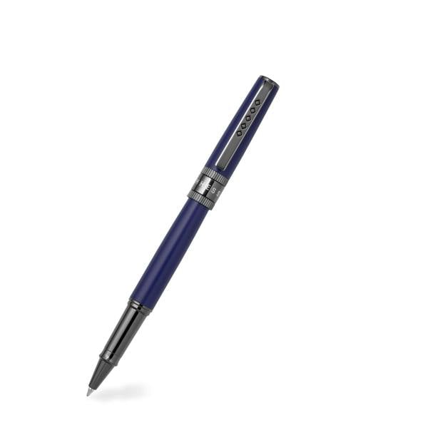 Tom Hessin Rebel Collection Oxford Blue Rollerball Pen With Gunmetal Trim