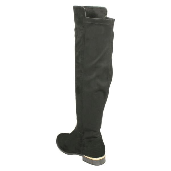 Spot On Ladies Spot On Over The Knee Boots F4446