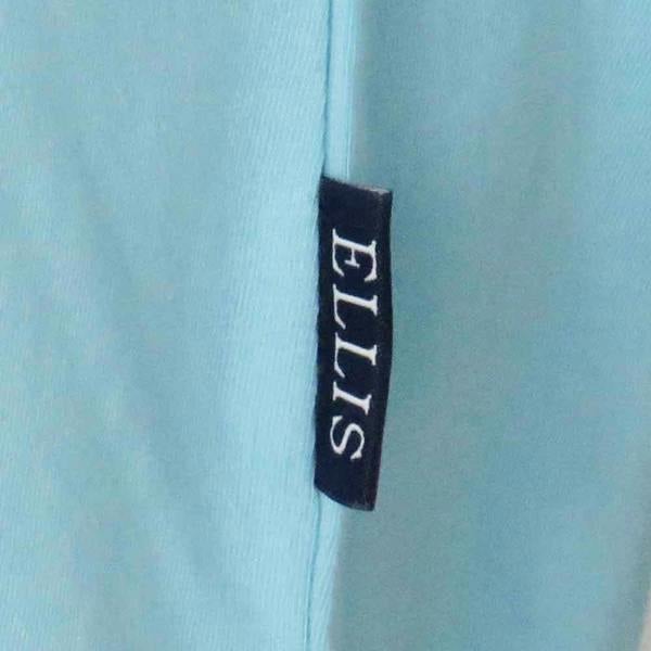 Ellis Rugby Vintage Varsity Rugby T-Shirt Retro Sky