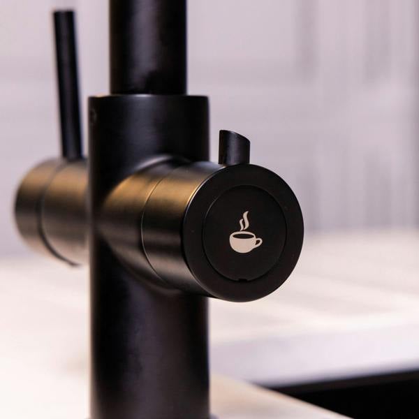 Flode Kyld 4 in 1 Instant Boiling & Cold Water Tap with Filtered Chilled Water | Matt Black Finish