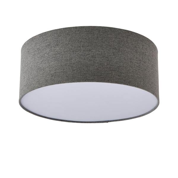 Pagazzi Lighting Averis Grey Flush Ceiling Light
