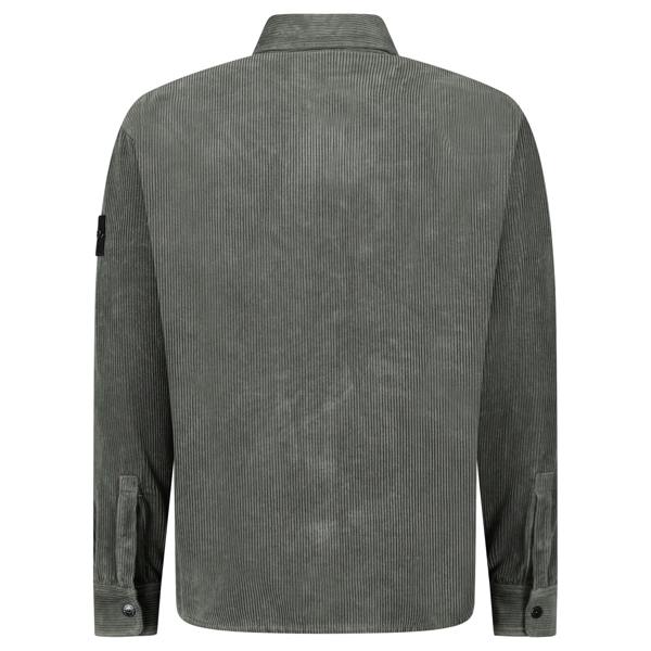 Stone Island Corduroy Overshirt Cement Grey - chancefashionco